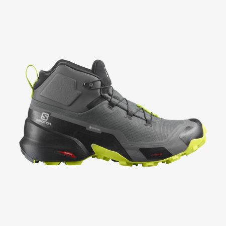 Scarpe Trekking Salomon CROSS HIKE MID GORE-TEX Uomo Profondo Grigie IT 8-W54